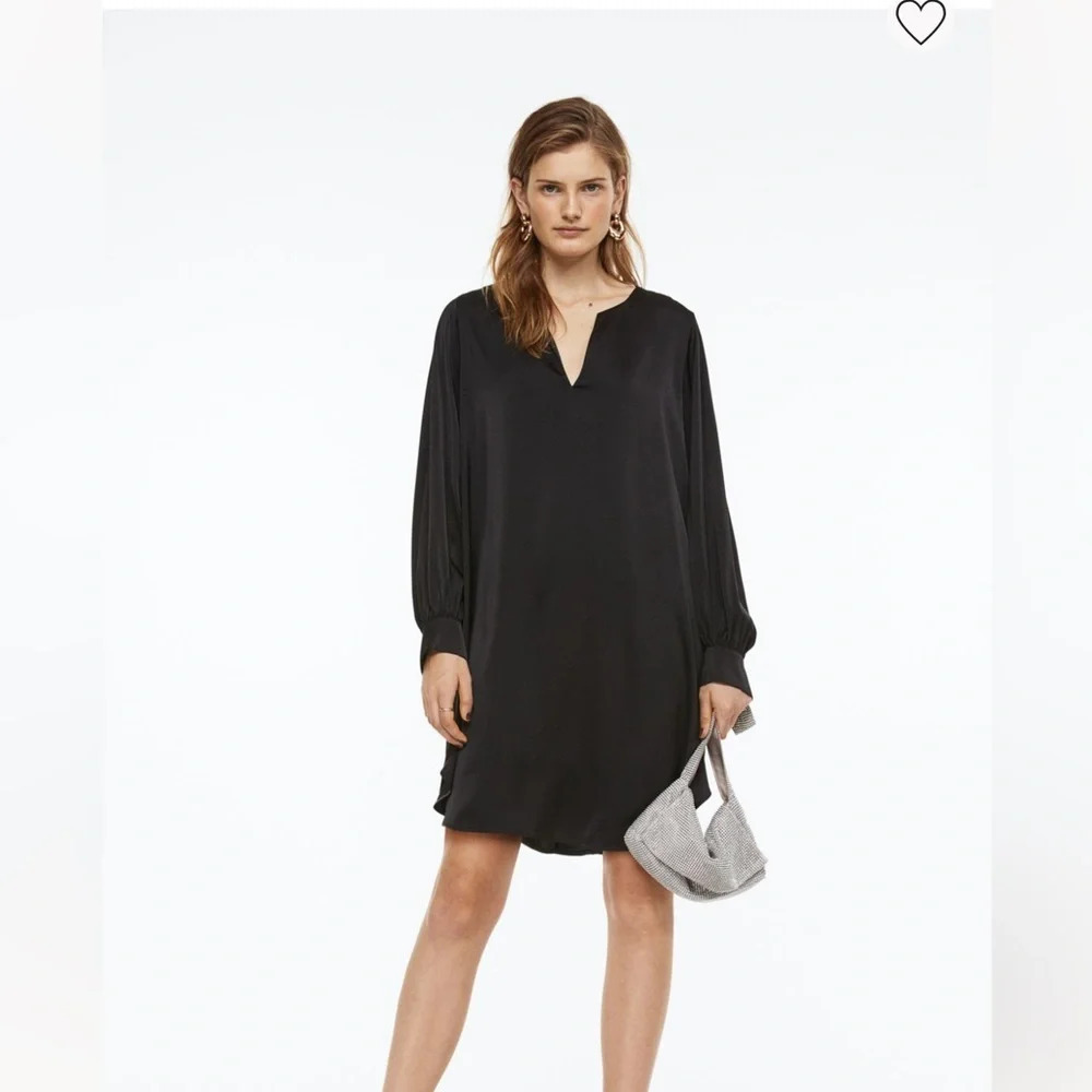 - H&M Satin Dress Size XS